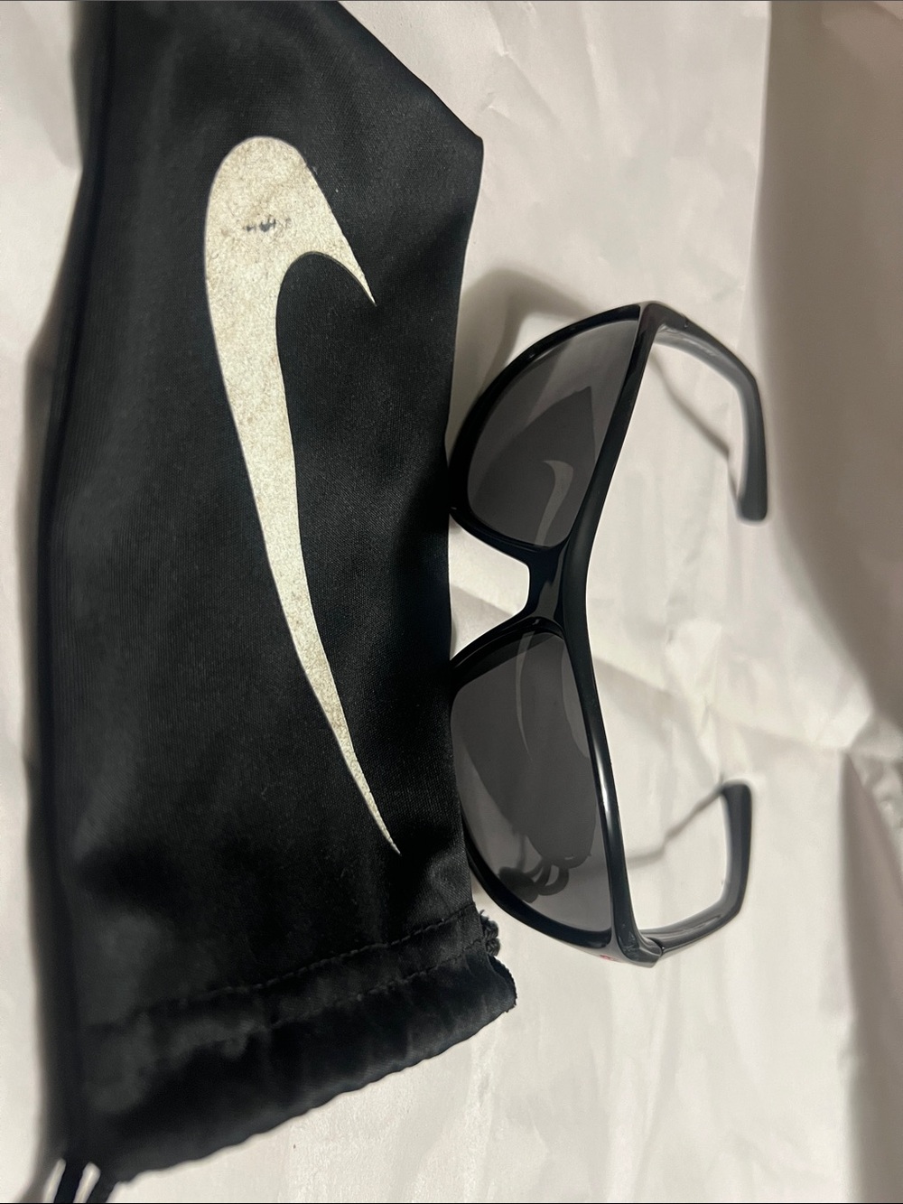Nike Black Kid’s Sport Sunglasses with Dark Lenses